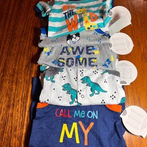 Koalababy NWT 5 onsie outfits 0-3 months
